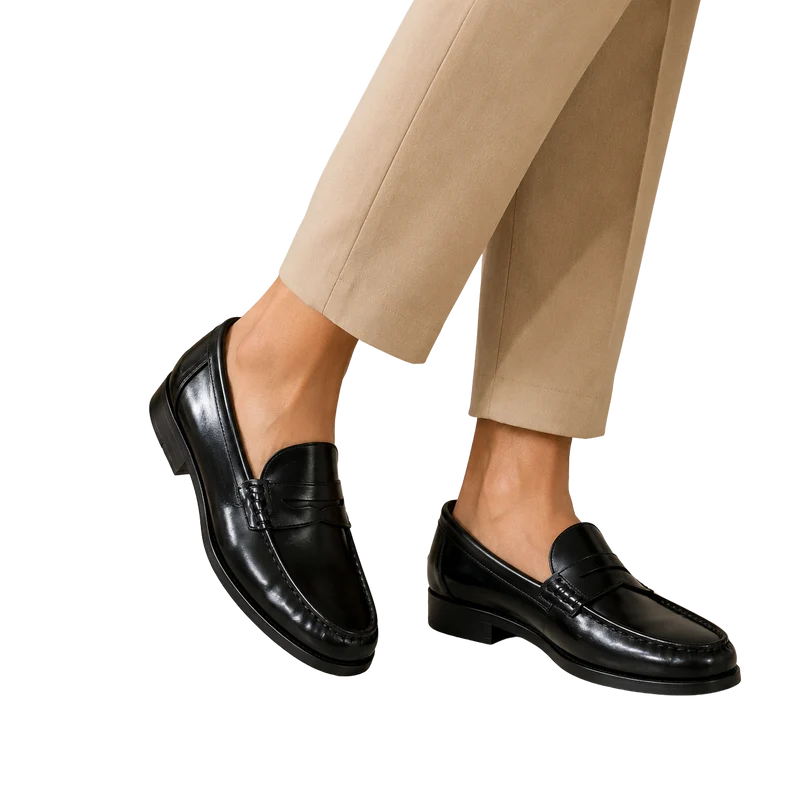 HOMBRE MOCASIN GENGIS NEGRO