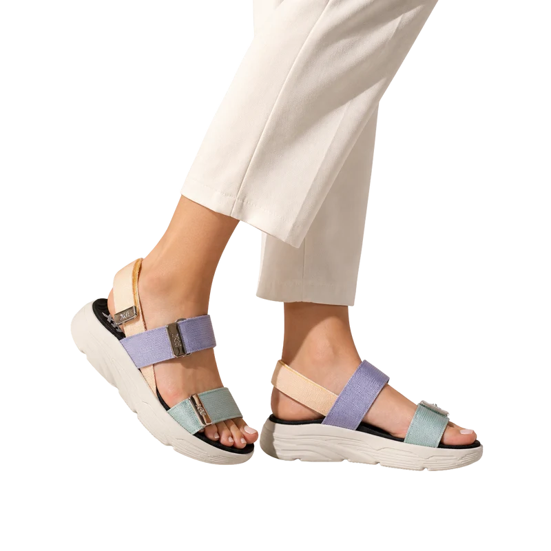 MUJER SANDALIA ISOLA AQUA