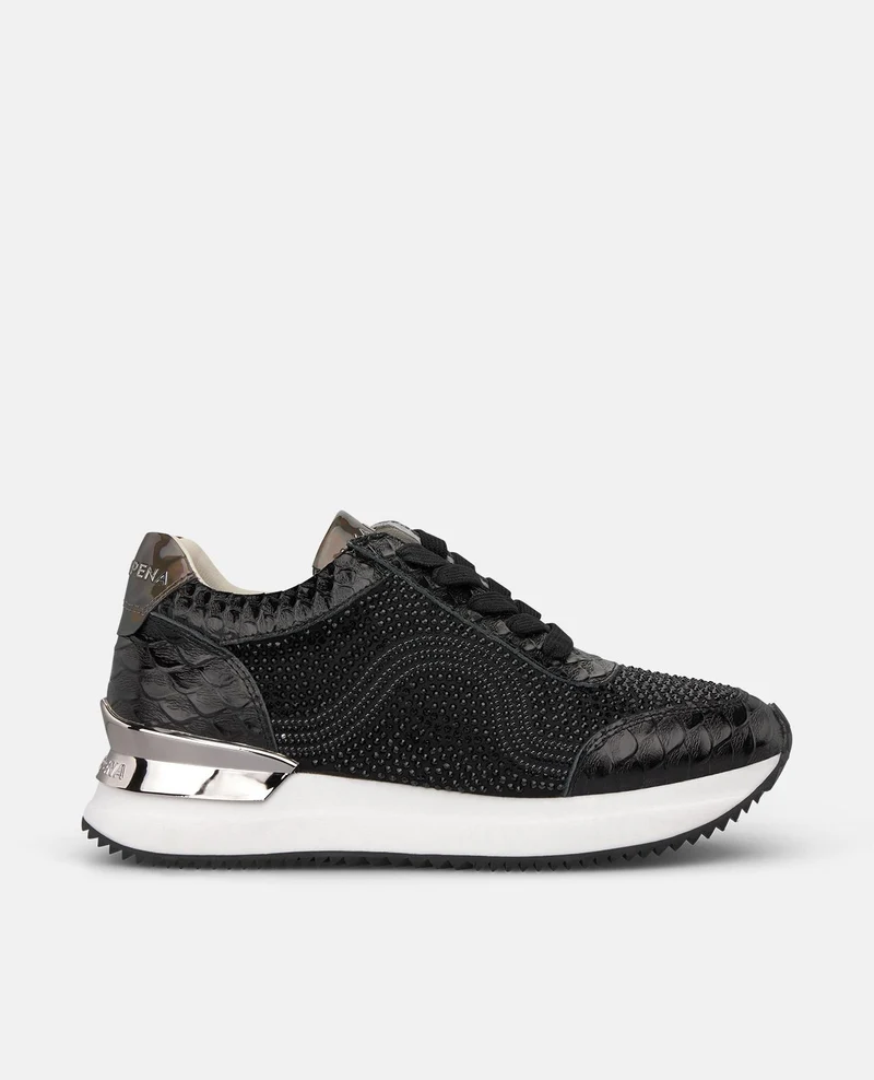 ZAPATILLAS METALIZADAS CON PEDRERÍA