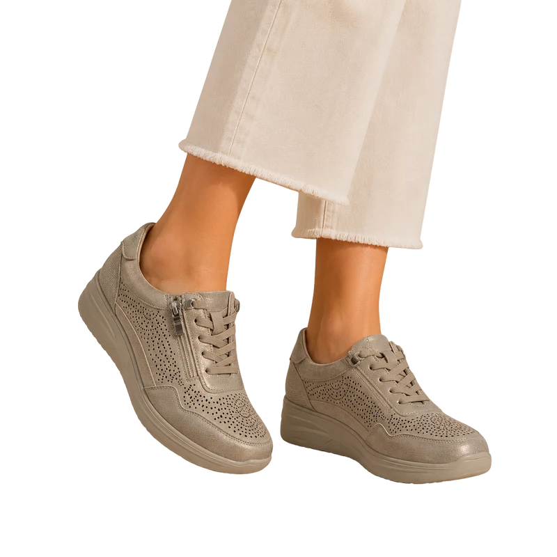 MUJER COMODO SOFIN ORO- BEIGE