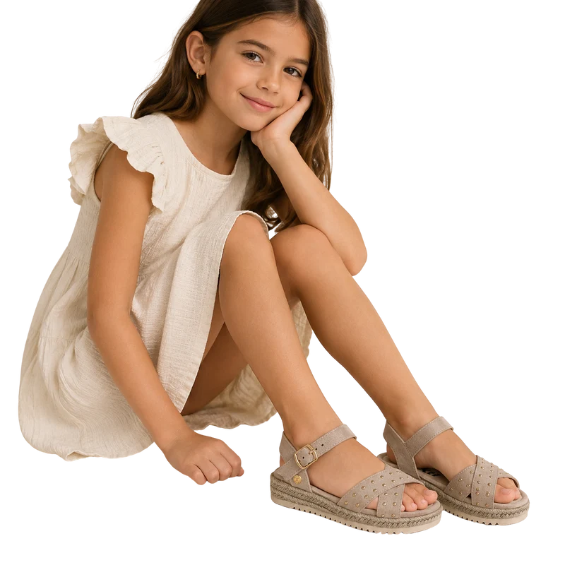 NIÑA SANDALIA ANTELINA BEIGE