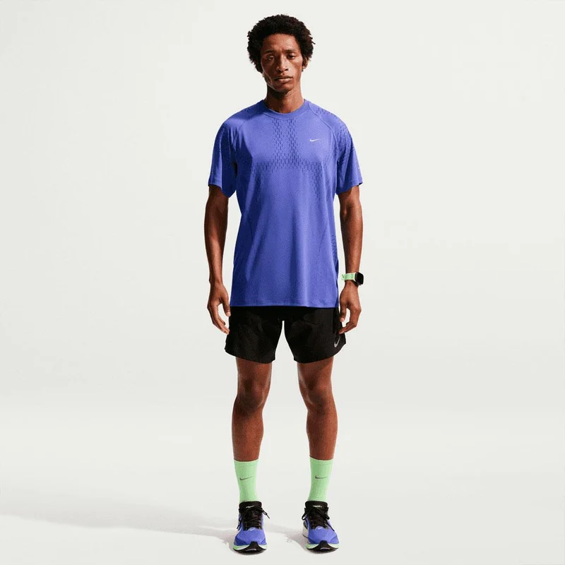 Camiseta Nike Stride De Running DrI-Fit Adv De Manga Corta - Hombre