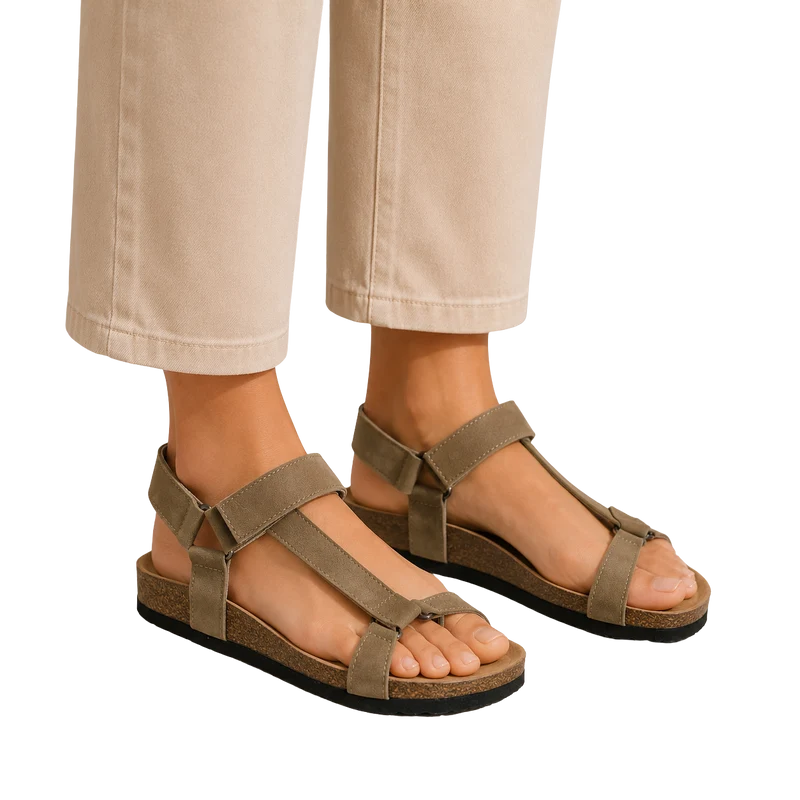 HOMBRE SANDALIA VELERIS TAUPE