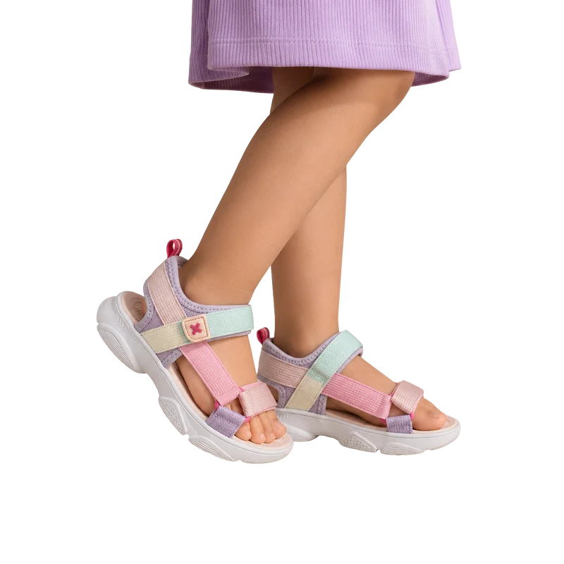 NIÑO SANDALIA TEXTIL NUDE