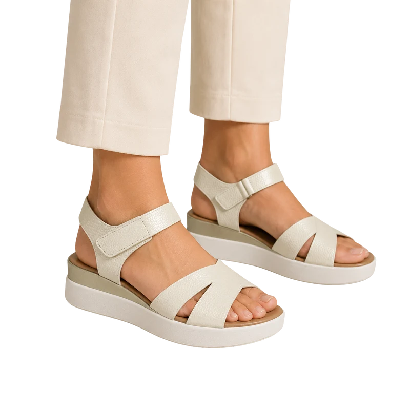 MUJER SANDALIA CUÑA LOREDANA DOYA HIELO