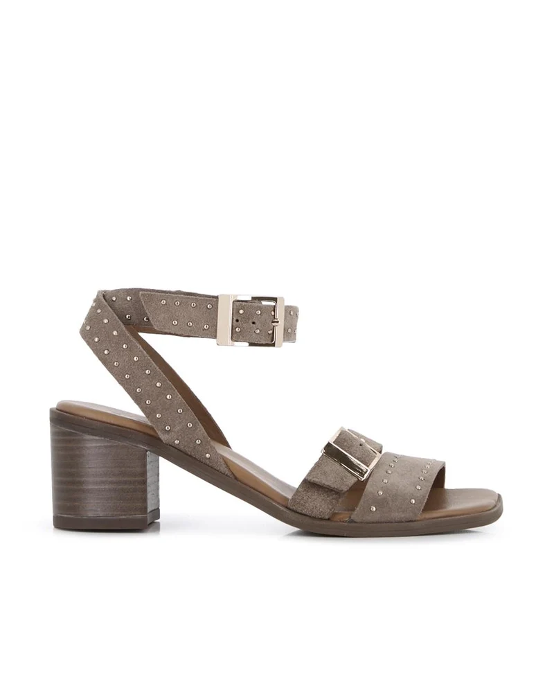 Sandalias de tacón Blogger Abril Marrón Mujer