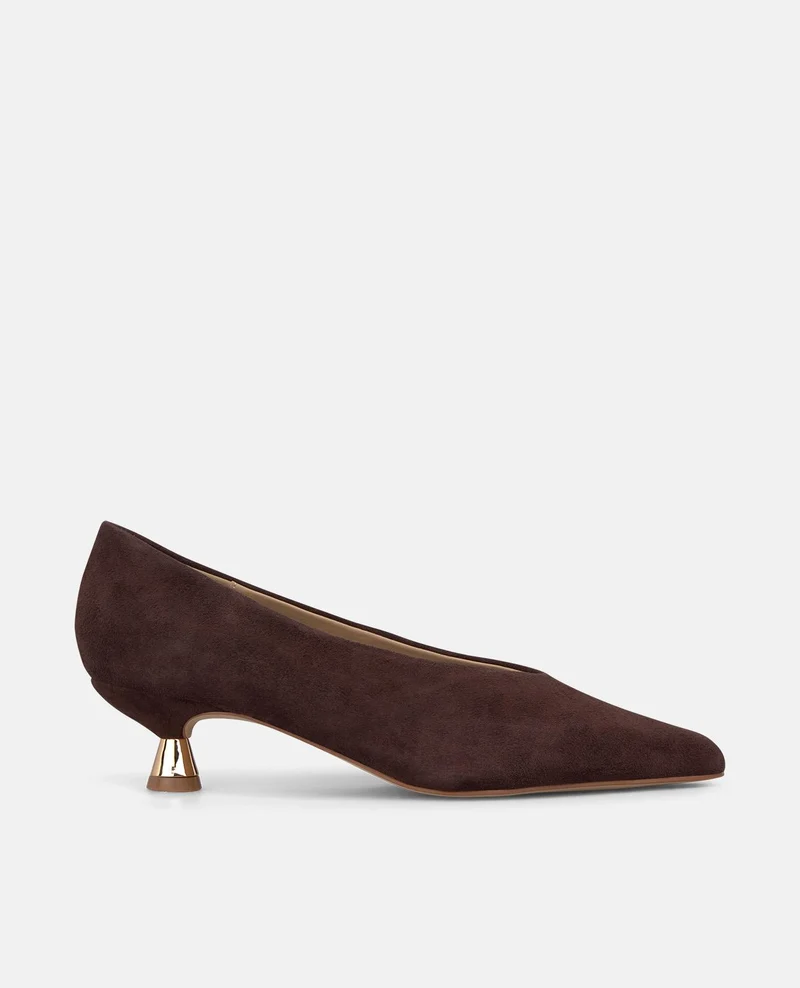 ZAPATO TACÓN CHUPETE DE ANTE