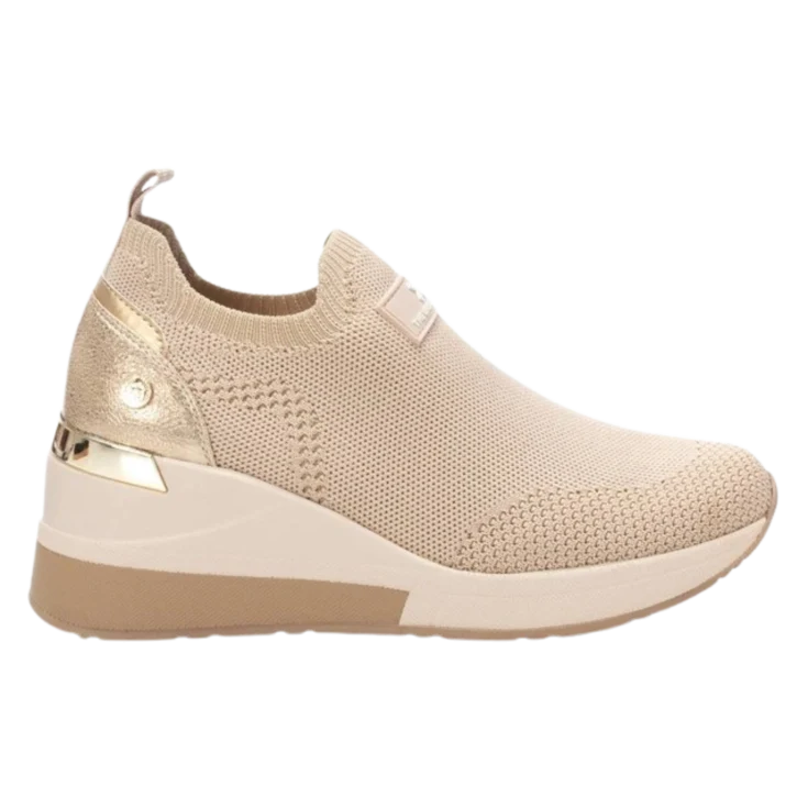 MUJER DEPORTIVA ZAPATO TEXTIL BEIGE 143718