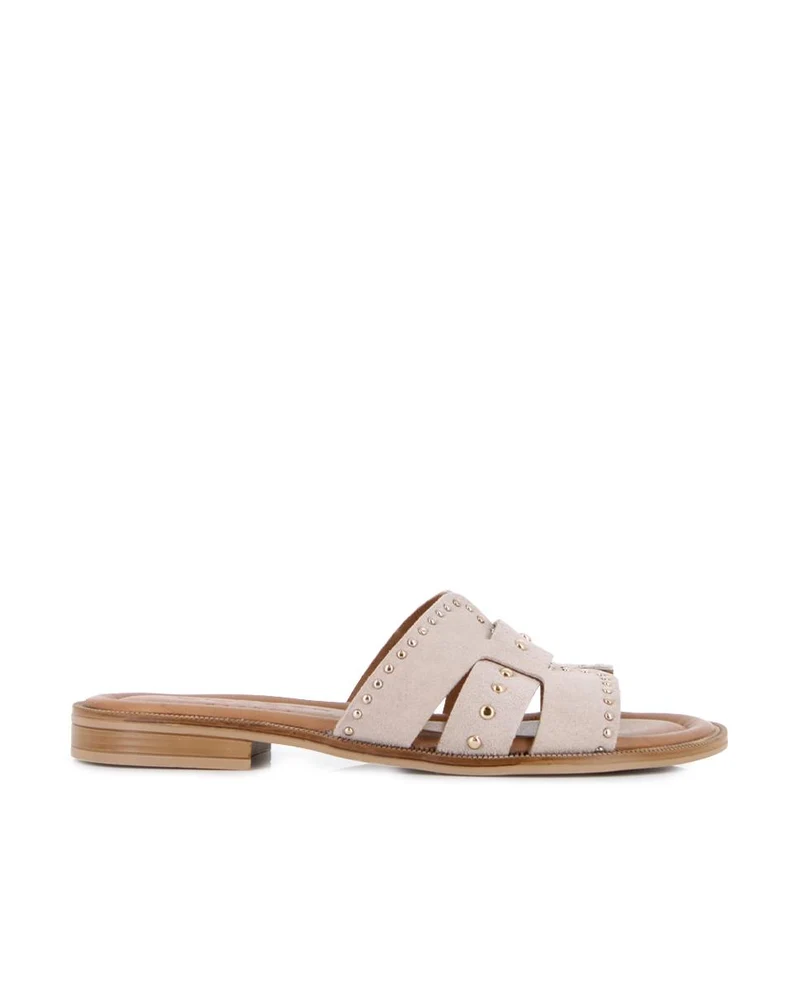 Sandalias planas Blogger Lauri Beige Mujer
