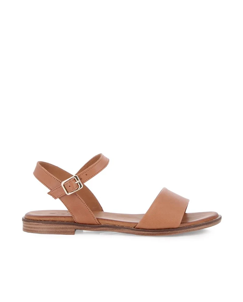 Sandalias planas Blogger Maelis Camel Mujer