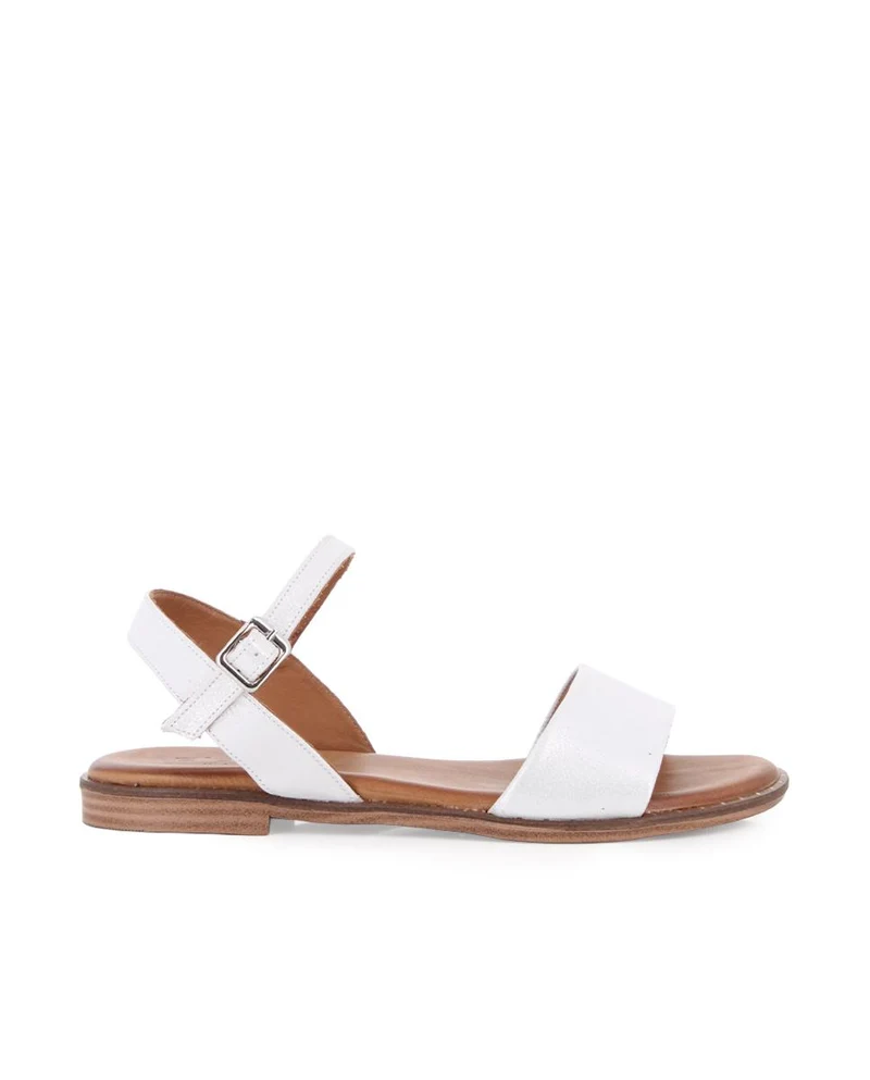 Sandalias planas Blogger Maelis Blanco Mujer
