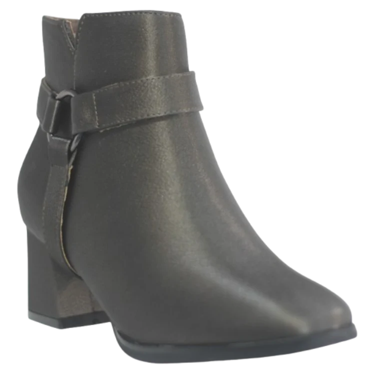 MUJER SXTM BOTIN TACON MEDIO PATRI METALIZADO
