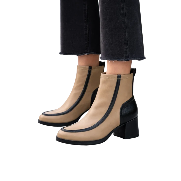 MUJER SXTM BOTIN MARTINA TACON BEIGE