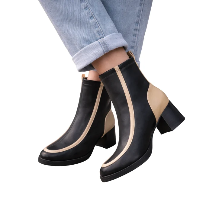 MUJER SXTM BOTIN MARTINA TACON NEGRO