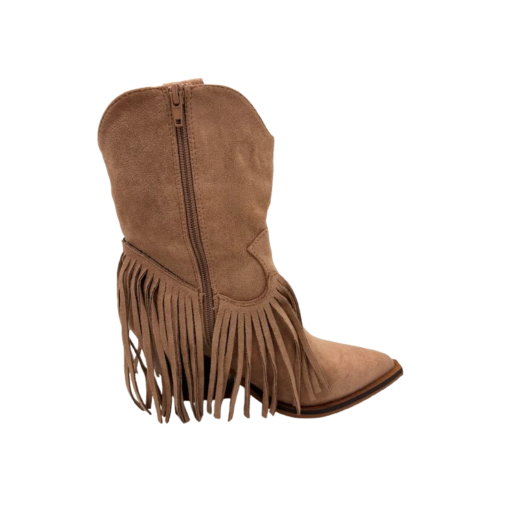 MUJER SBVQ BOTIN COWBOY TEXAS APRICOT
