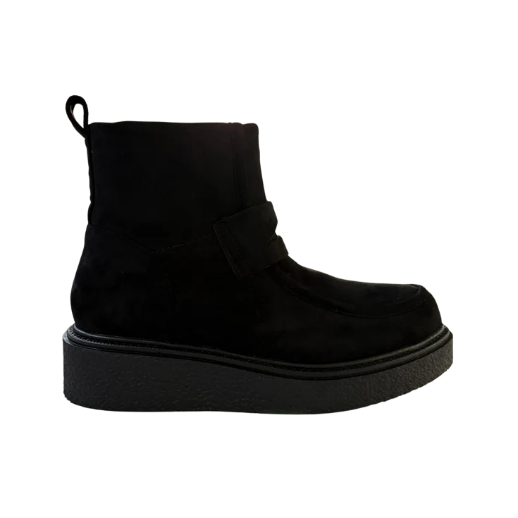 MUJER SXTM BOTIN PLATAFORMA FLEXA NEGRO