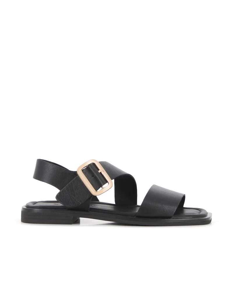 Sandalias planas Blogger Zita 02 Negro Mujer