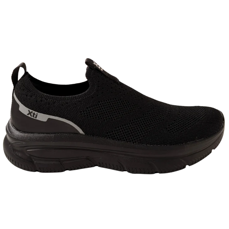 MUJER DEPORTIVA ZAPATO TEXTIL NEGRO