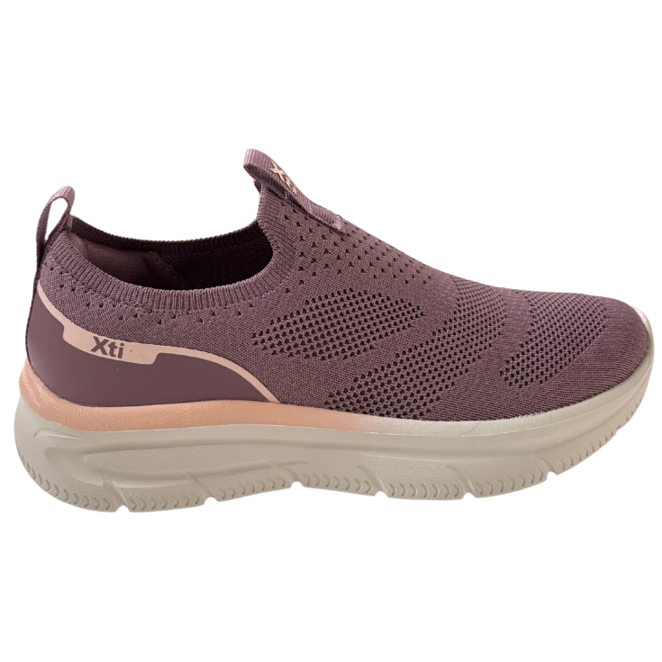 MUJER DEPORTIVA ZAPATO TEXTIL LILA
