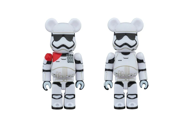 BE@RBRICK - FIRST ORDER STORMTROOPER & OFFICER STORMTROOPER (SET OF 2) 100%