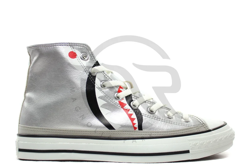 BAPESTA - SHARK APE STA HI (SILVER)
