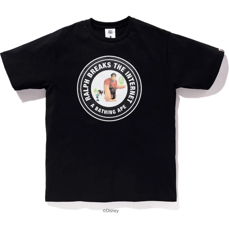 BAPE/RALPH BREAKS THE INTERNET - TEE #2 (BLACK)