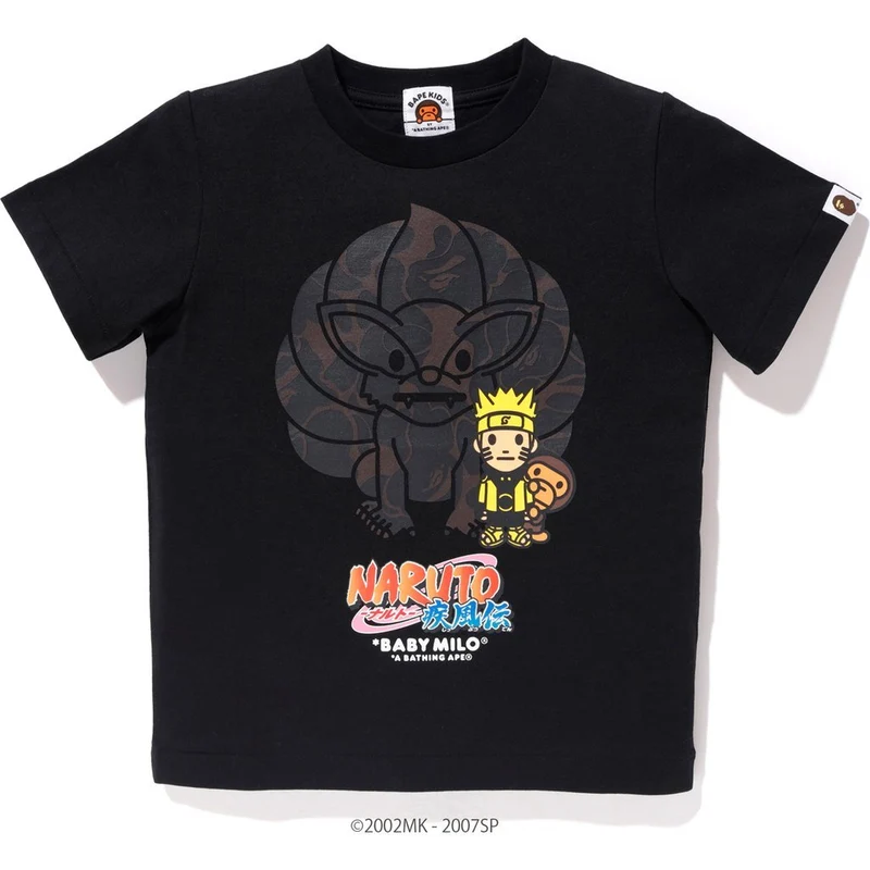 BAPE/NARUTO - MILO TEE #4 KIDS (BLACK)