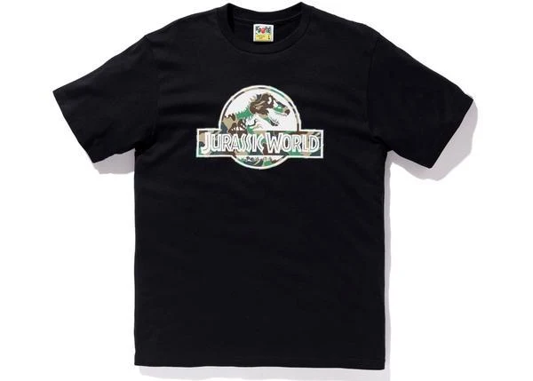 BAPE/JURASSIC WORLD - LOGO TEE (BLACK)