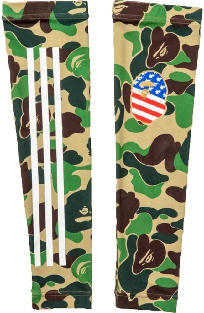 BAPE/ADIDAS - SHOOTING SLEEVE (GREEN CAMO)