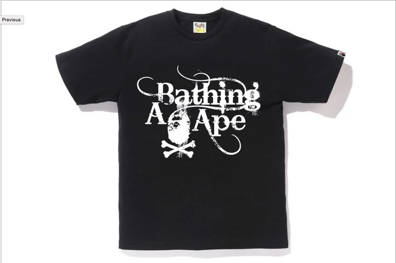 BAPE - STENCIL TEE (BLACK)