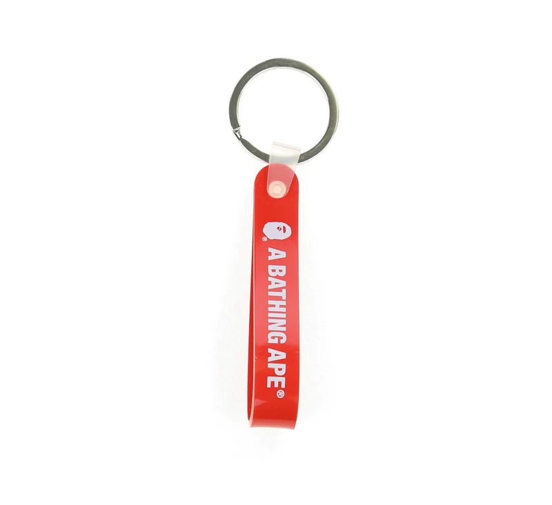 BAPE - RUBBER LOOP KEYCHAIN (ORANGE)