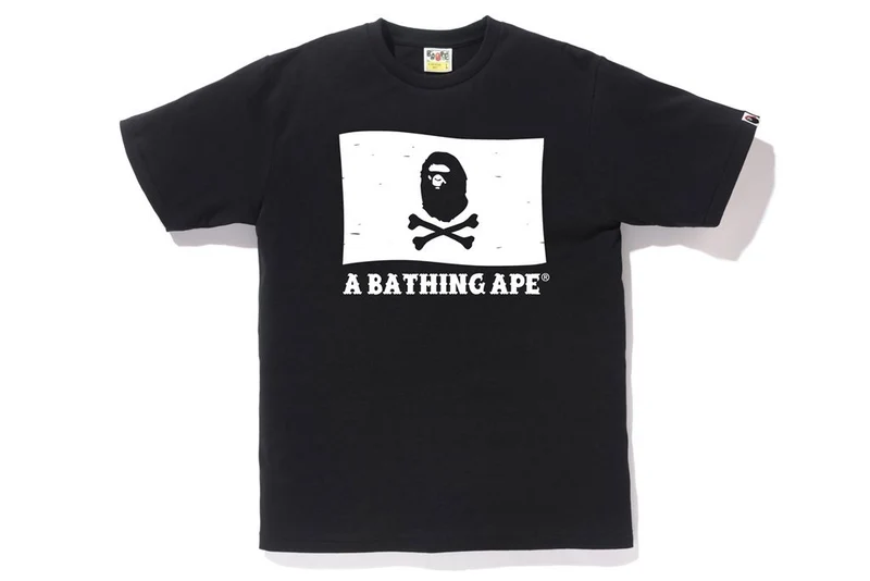 BAPE - PIRATE FLAG TEE (BLACK)