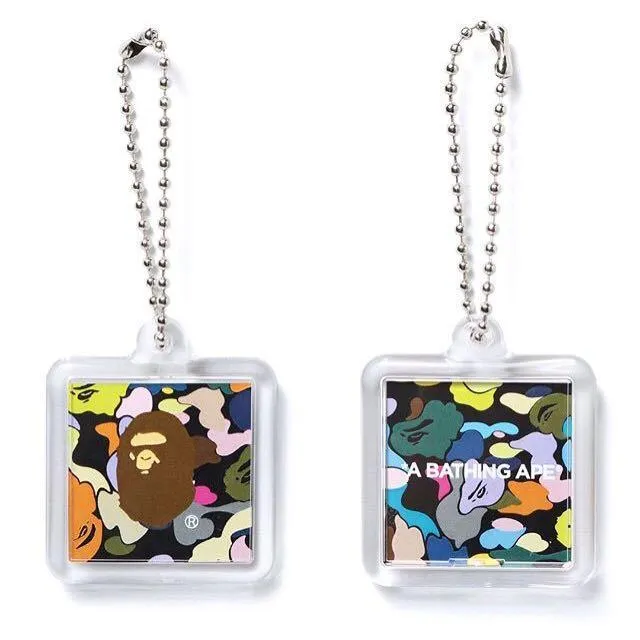BAPE - MULTI CAMO KEYCHAIN (BLACK)