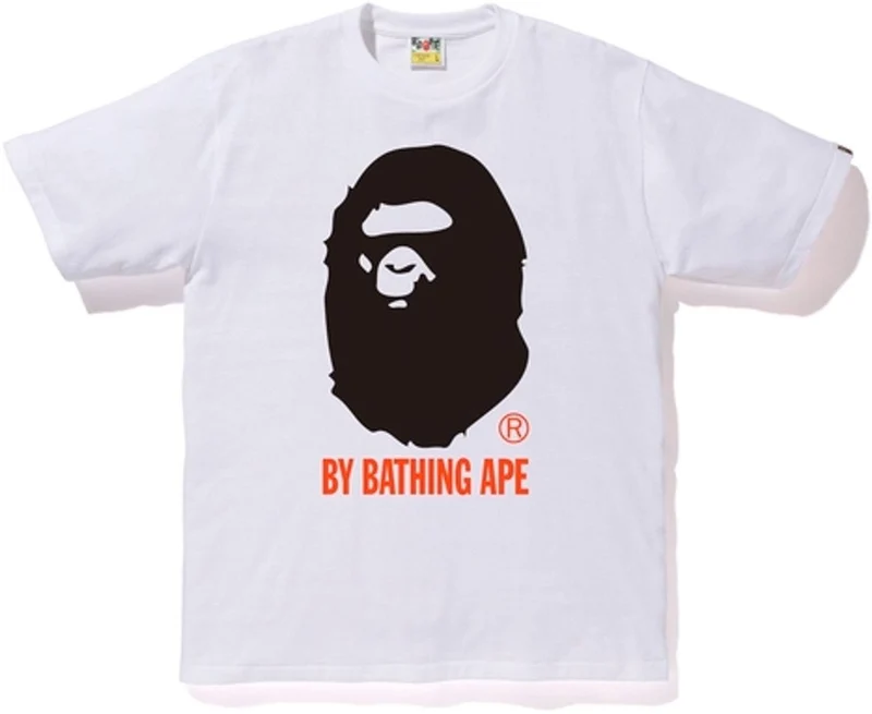 BAPE - COLORS BY BATHING TEE (WHITE/BLACK)