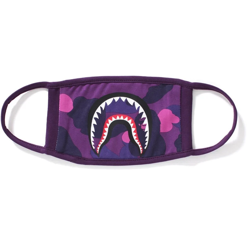 BAPE - COLOR CAMO SHARK MASK (PURPLE)