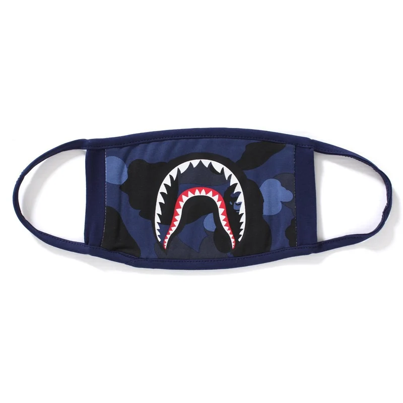 BAPE - COLOR CAMO SHARK MASK (BLUE)