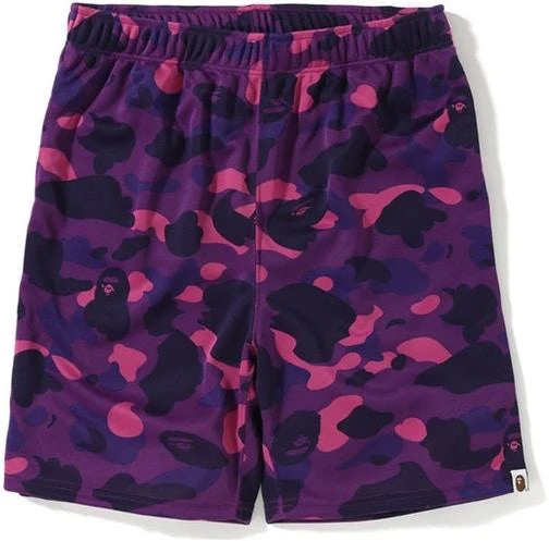 BAPE - COLOR CAMO JERSEY SHORT (PURPLE)