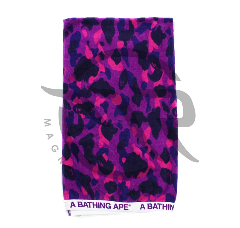 BAPE - COLOR CAMO BEACH TOWEL (PURPLE)