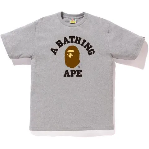 BAPE - COLLEGE TEE (GREY)