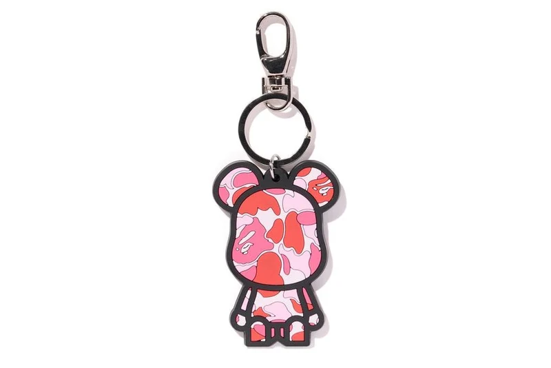 BAPE - B@BY MILO CAMO KEYCHAIN (PINK)