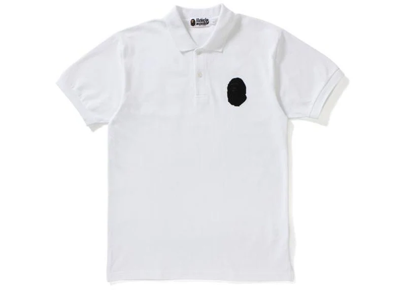 BAPE - APE HEAD POLO (WHITE)