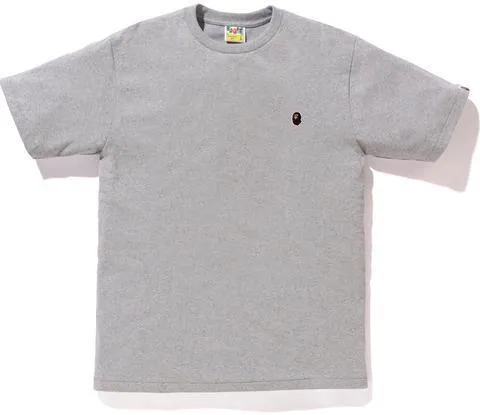 BAPE - APE HEAD ONE POINT TEE (GREY)