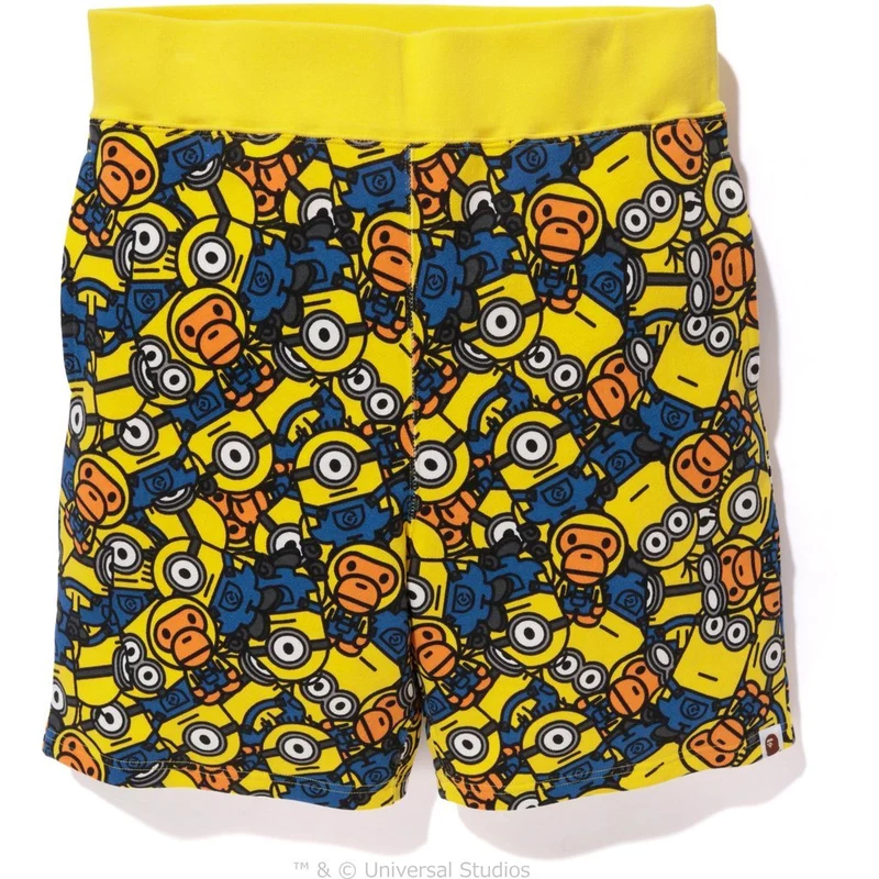 BAPE - ALL MINION SWEAT SHORTS