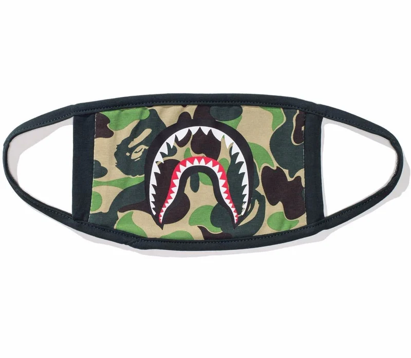 BAPE - ABC CAMO SHARK MASK (GREEN)