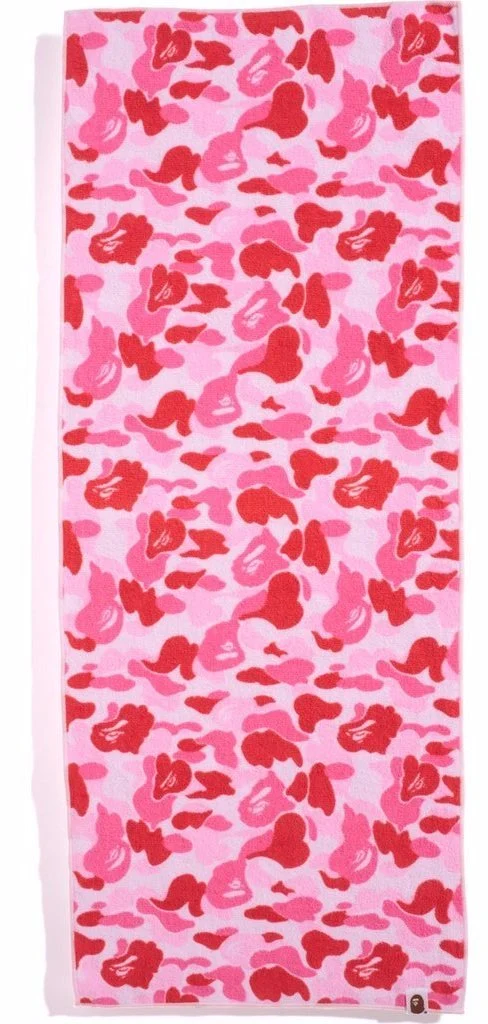 BAPE - ABC CAMO BEACH TOWEL (PINK)