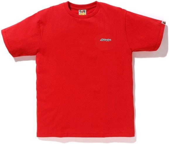BAPE - A BATHING APE PATCH TEE (RED)