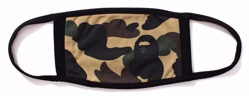 BAPE - 1ST CAMO MASK (YELLOW)