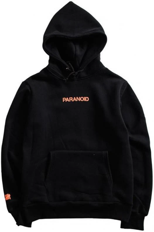 ANTI SOCIAL SOCIAL CLUB/UNDEFEATED - PARANOID HOODED SWEATSHIRT (BLACK)