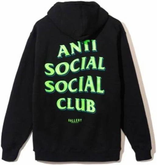 ANTI SOCIAL SOCIAL CLUB/RSVP GALLERY - HOODIE (BLACK)