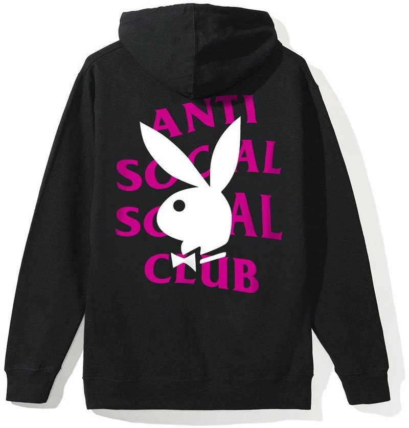 ANTI SOCIAL SOCIAL CLUB/PLAYBOY - REMIX HOODIE (BLACK)
